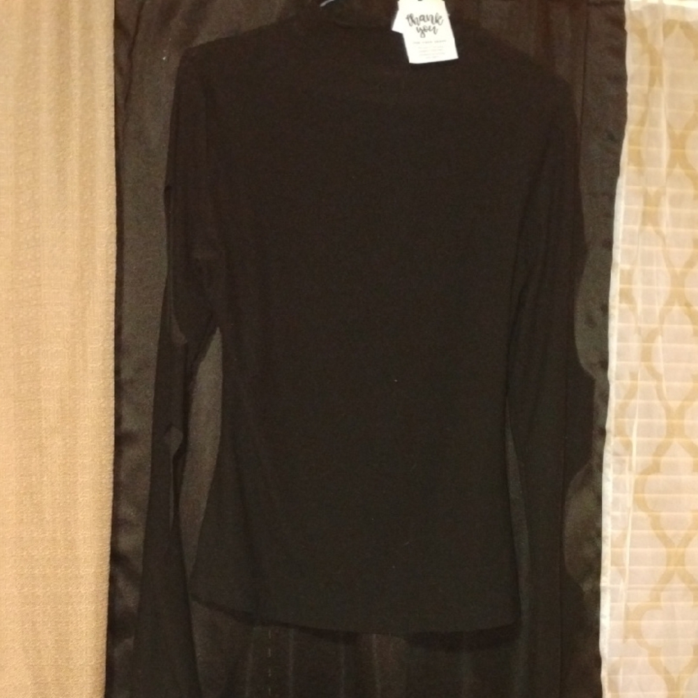 Classic Black Long Sleeve Top